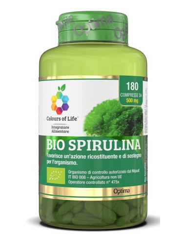 BIO SPIRULINA 180CPR COLOURS