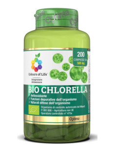 BIO CHLORELLA 200CPR COLOURS