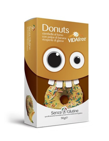 VIDAFREE DONUTS BANANA 90G