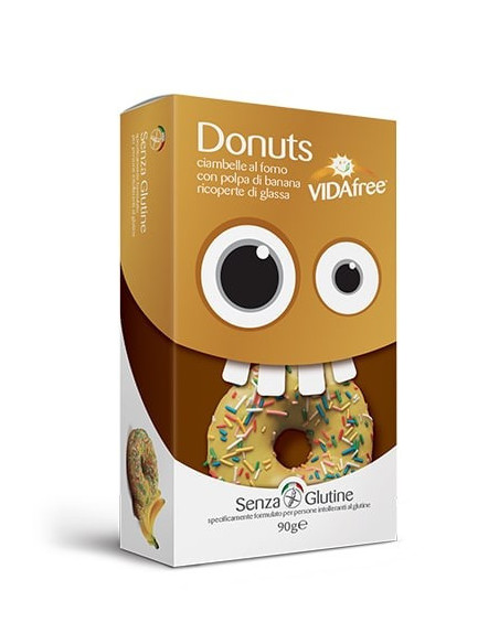 VIDAFREE DONUTS BANANA 90G