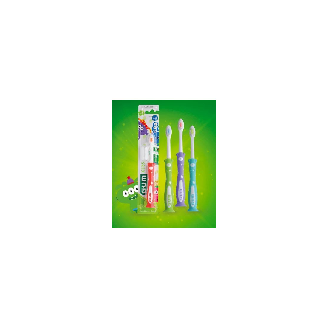 GUM KIDS SPAZZOLINO 3-6 ANNI