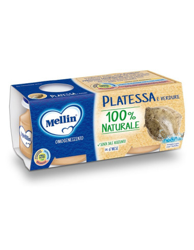 MELLIN OMOG PLATESSA 4X80G