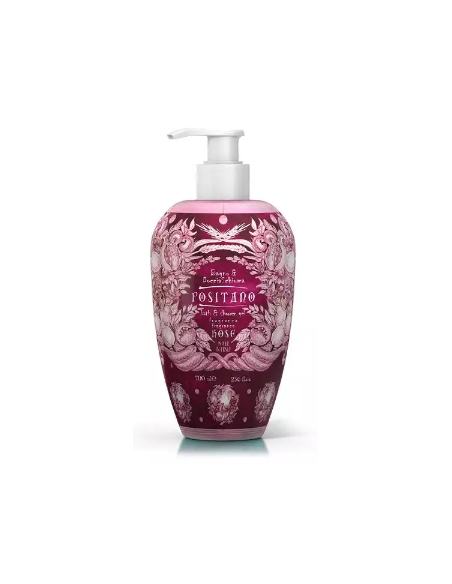 BAGNODOCCIA POSITANO ROSE LE MAIOLICHE 700ml