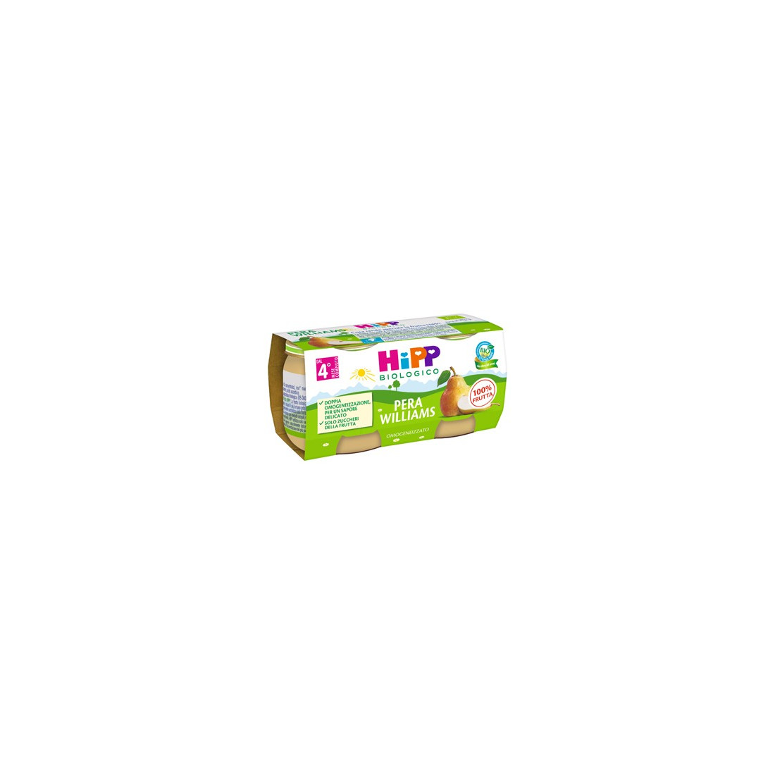HIPP BIO OMOG PERA WILL 2X80G