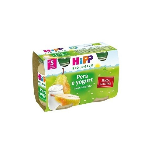 HIPP BIO OMOG PERA/YOGURT2X125