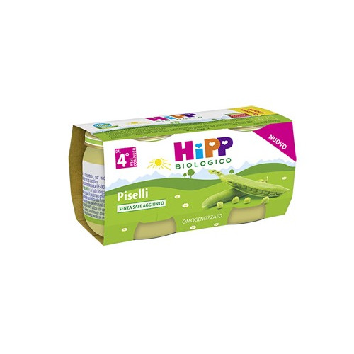 HIPP OMOG PISELLI 2X80G