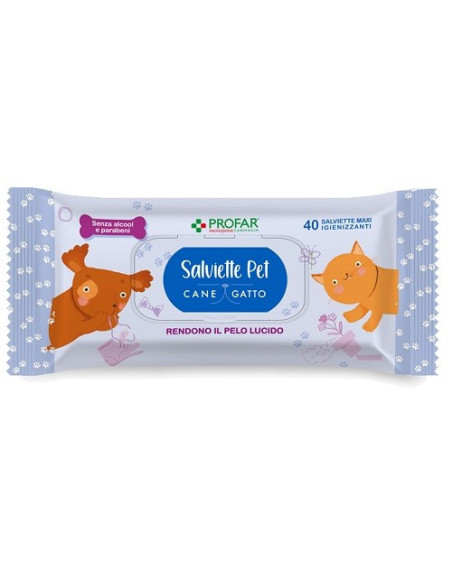 PROFAR SALVIETTE PET DET TALCO
