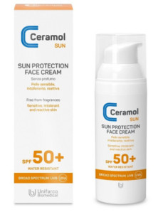 CERAMOL SUN FACE CREAM SPF50+