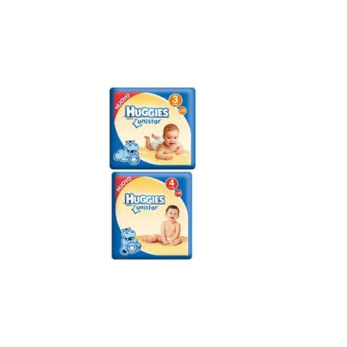 HUGGIES UNISTAR 4 7/18KG 18PZ