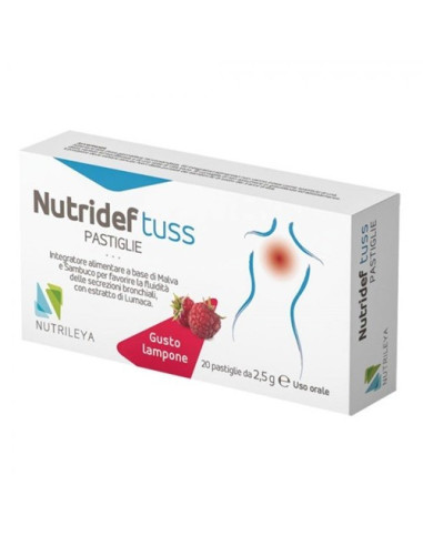 NUTRIDEF TUSS LAMPONE 20 PASTIGLIE SENZA ZUCCHERO
