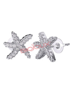 BJT260 ORECCHINI STARFISH SS