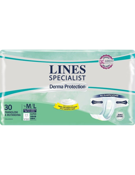 LINES SP DERM SUP PAN M/L 30PZ