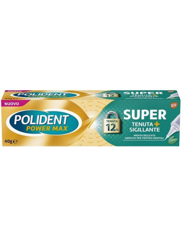 POLIDENT POWER MAX SUPER TENUTA PIU' SIGILLANTE MENT70G