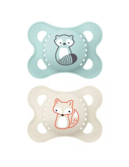 MAM ORIGINAL 2-6M MATT SILICONE MASCHIO 2 PEZZI