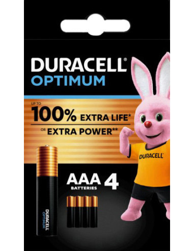 DURACELL OPTIMUM AAA B4 4PZ