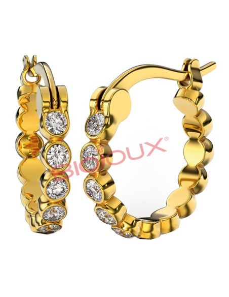 BJT238 ORECCHINI ANNA HOOP GP