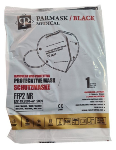 PARMASK MEDICAL FFP2 BLACK10PZ