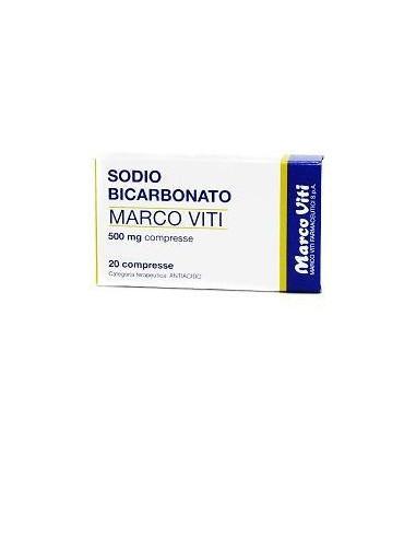 SODIO BICARBONATO 20CPR 500MG
