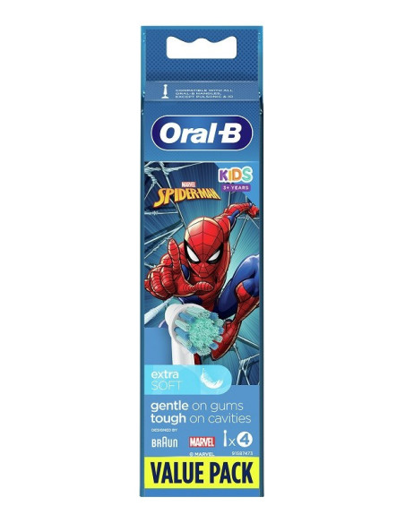 ORALB KIDS SPIDERMAN TESTINE4P