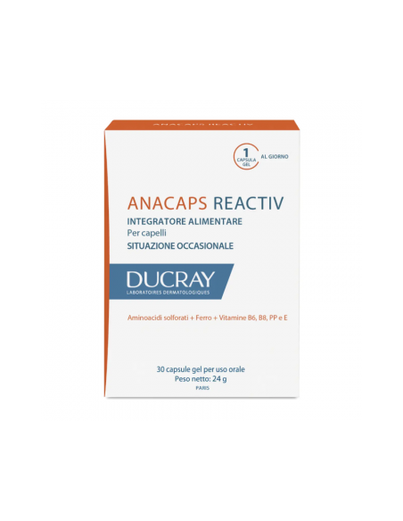 ANACAPS REACTIV CAPELLI 30 CPS DUCRAY