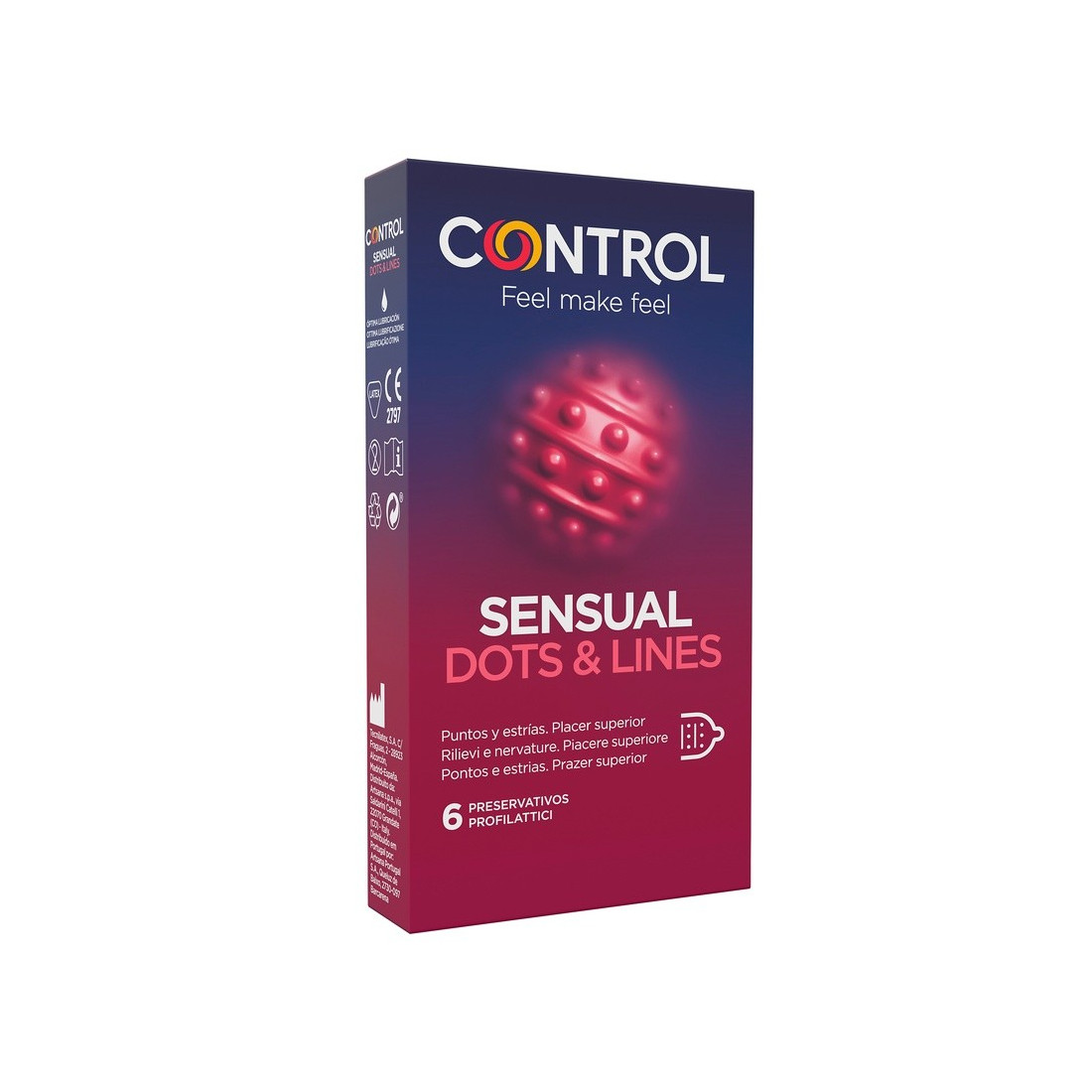 CONTROL SENSUAL DOTSLINES 6PZ
