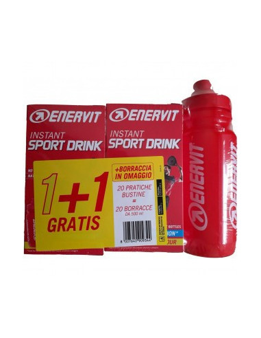 ENERVIT SPORT INSTANT DRINK PACCO DOPPIO + BORRACCIA OMAGGIO