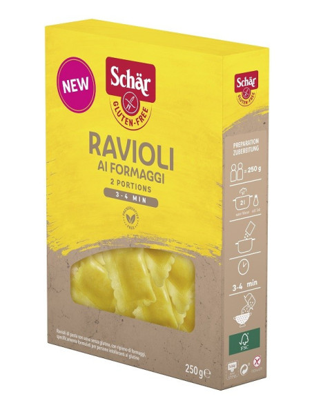 SCHAR RAVIOLI FORMAGGI 250G