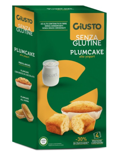 GIUSTO S/G PLUMCAKE YOGURT 160