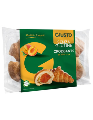 GIUSTO S/G CROISSANT ALB 4X80G