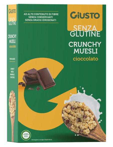 GIUSTO S/G MUESLI AVENA/CIOC