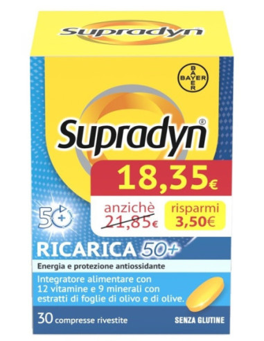 SUPRADYN RICARICA 50+ 30CPR PR