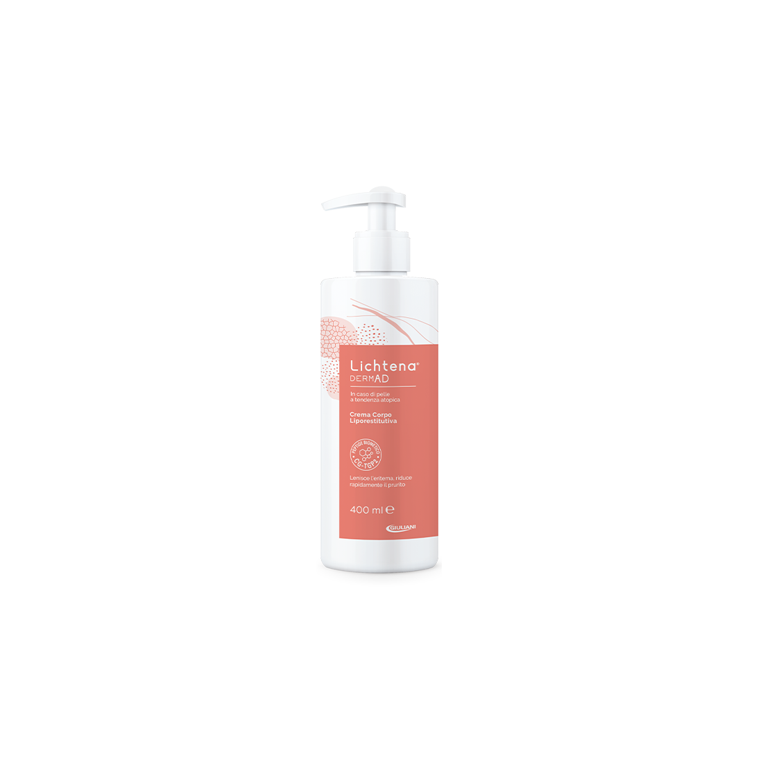 LICHTENA DERMAD CREMA CRP400ML IS INTENDED FOR USE IN THE TREATMENT OF: