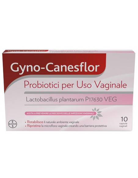 GYNO-CANESFLOR 10CPS VAGINALI