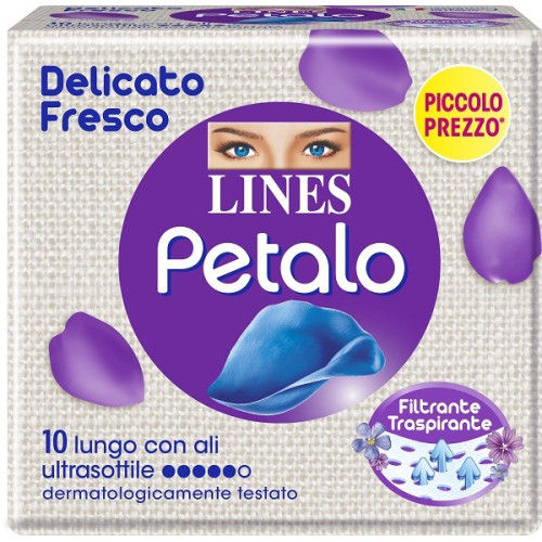 LINES PETAL BLU LU C/ALI 10PZ