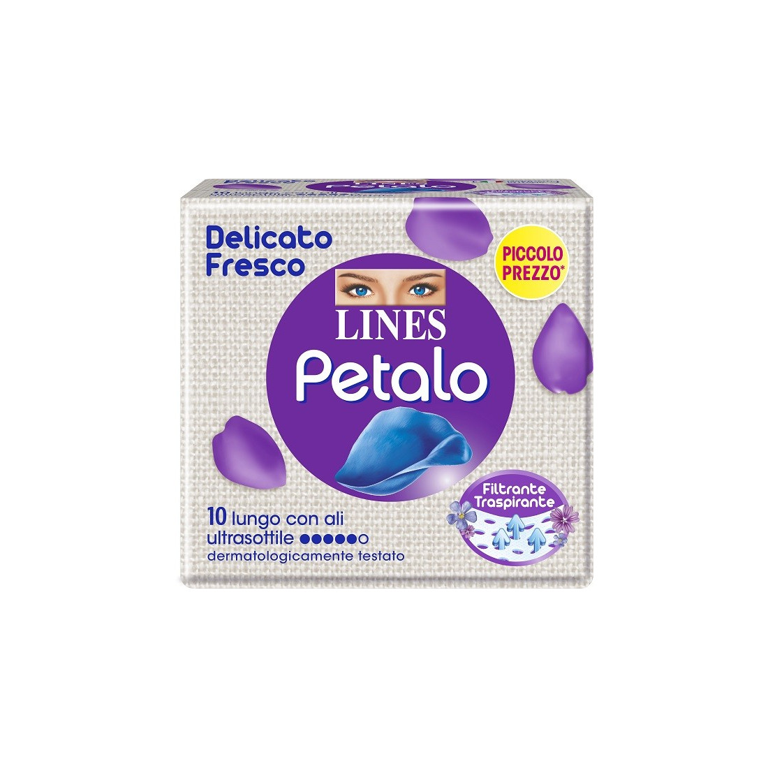 LINES PETAL BLU LU C/ALI 10PZ