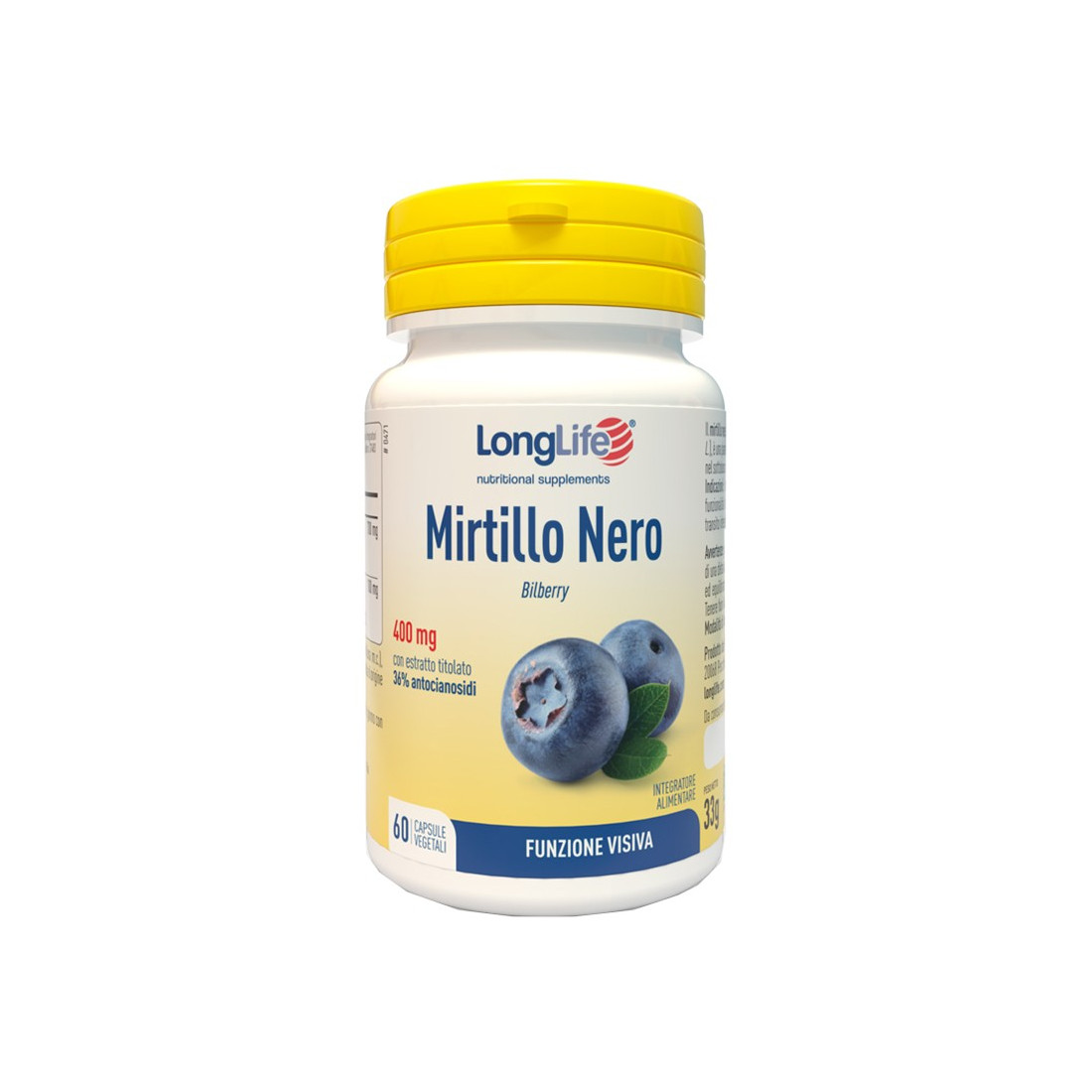 LONGLIFE MIRTILLO NERO 60CPS