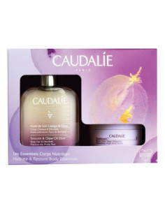 CAUDALIE COFANETTO OLIO TRATTANTE LISCIANTE & LUMINOSITA'