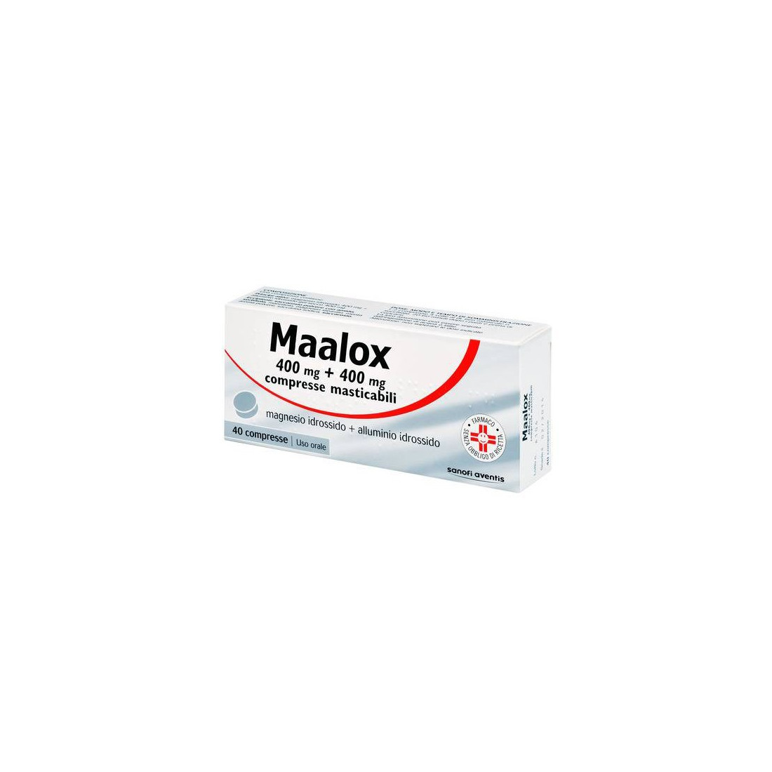 MAALOX 40CPR MAST 400MG+400MG