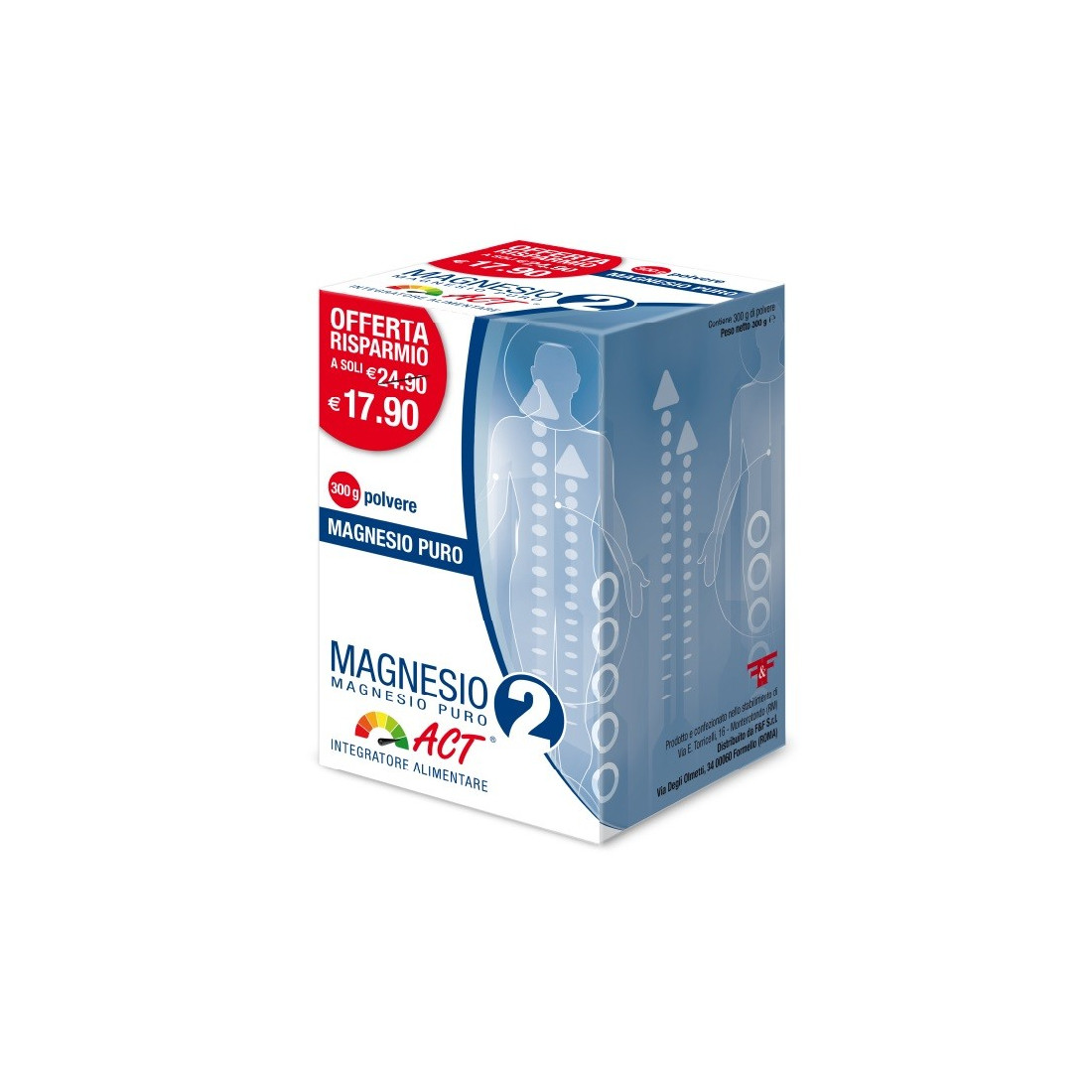 MAGNESE 2 ACT PURO POLV 300G