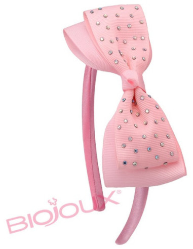 BHJ023 CERCHIETTO KIDS PINK BO