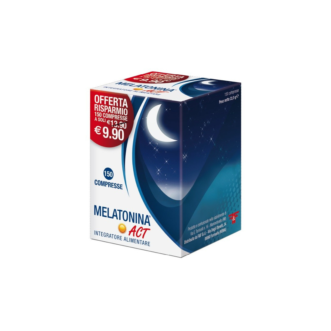 MELATONINA ACT 1MG 150CPR