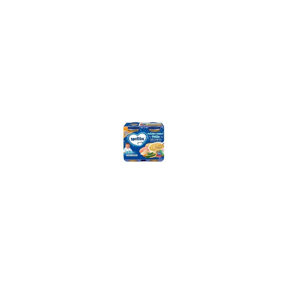 MELLIN CENA POLL/VERD 2X200G