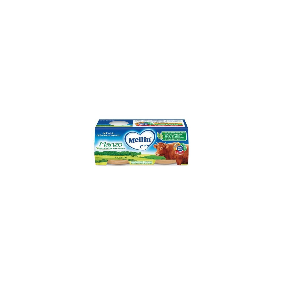 MELLIN OMOG MANZO 2X120G