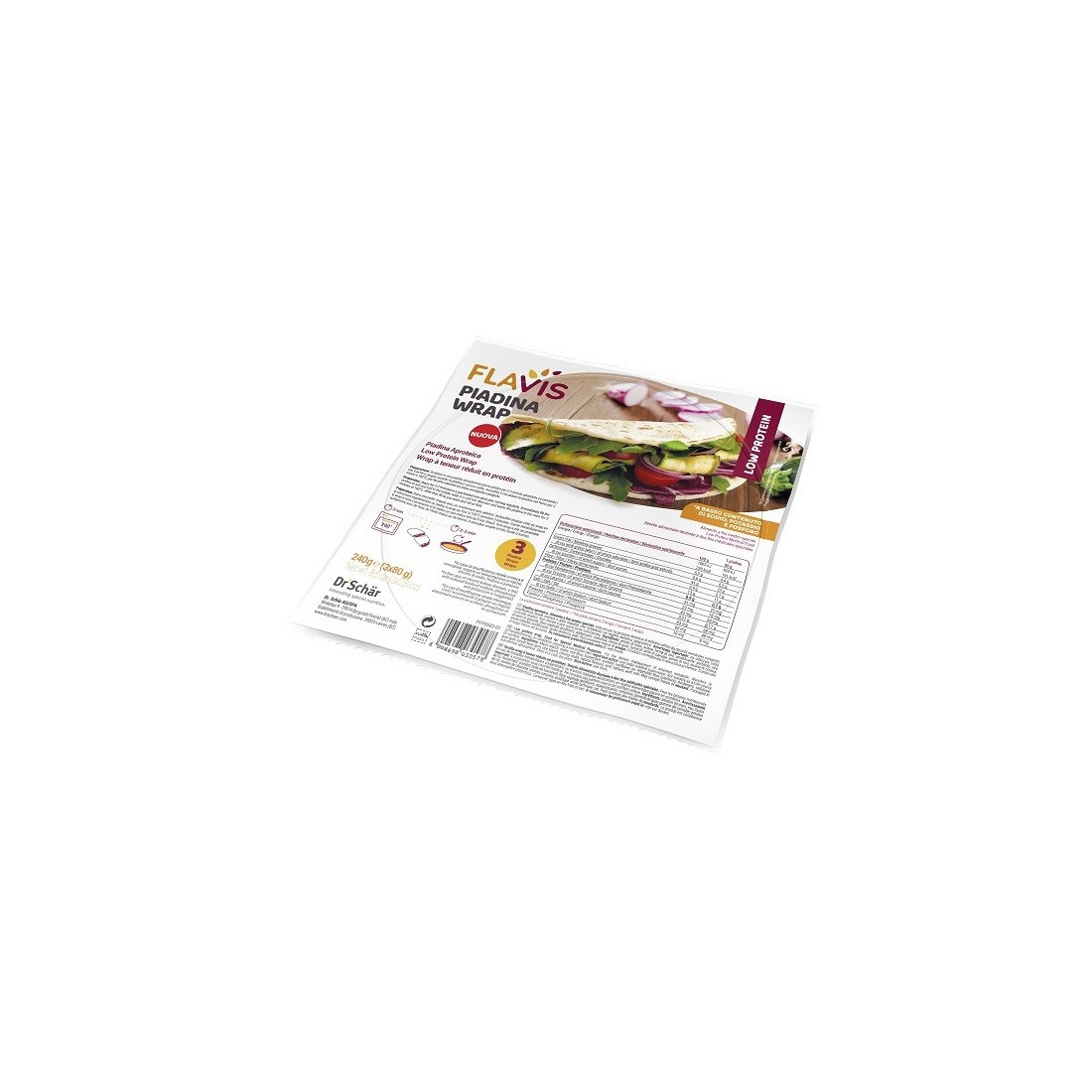 MEVALIA FLAVIS PIADINA 240G