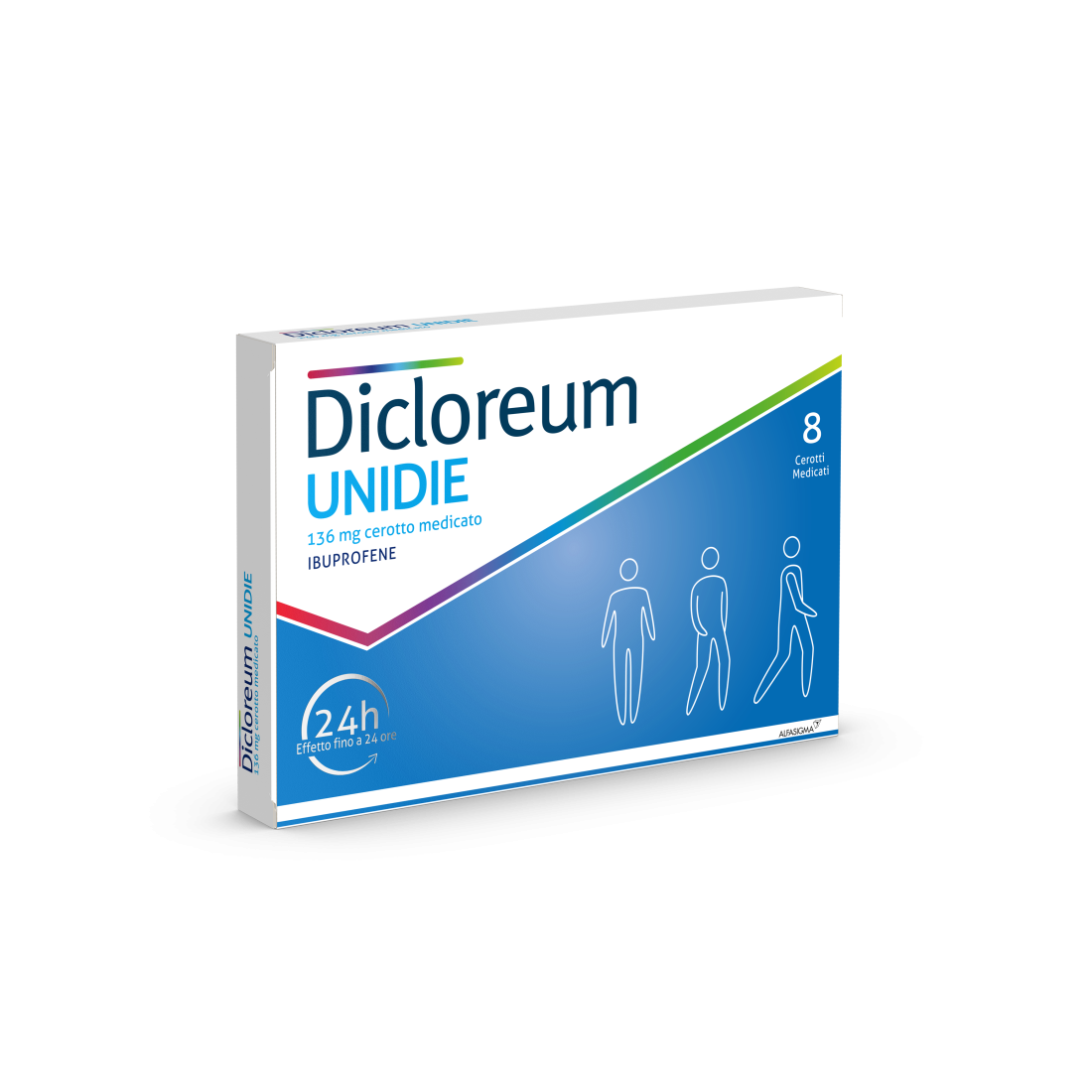 DICLOREUM UNIDIE 8CER 136MG24H