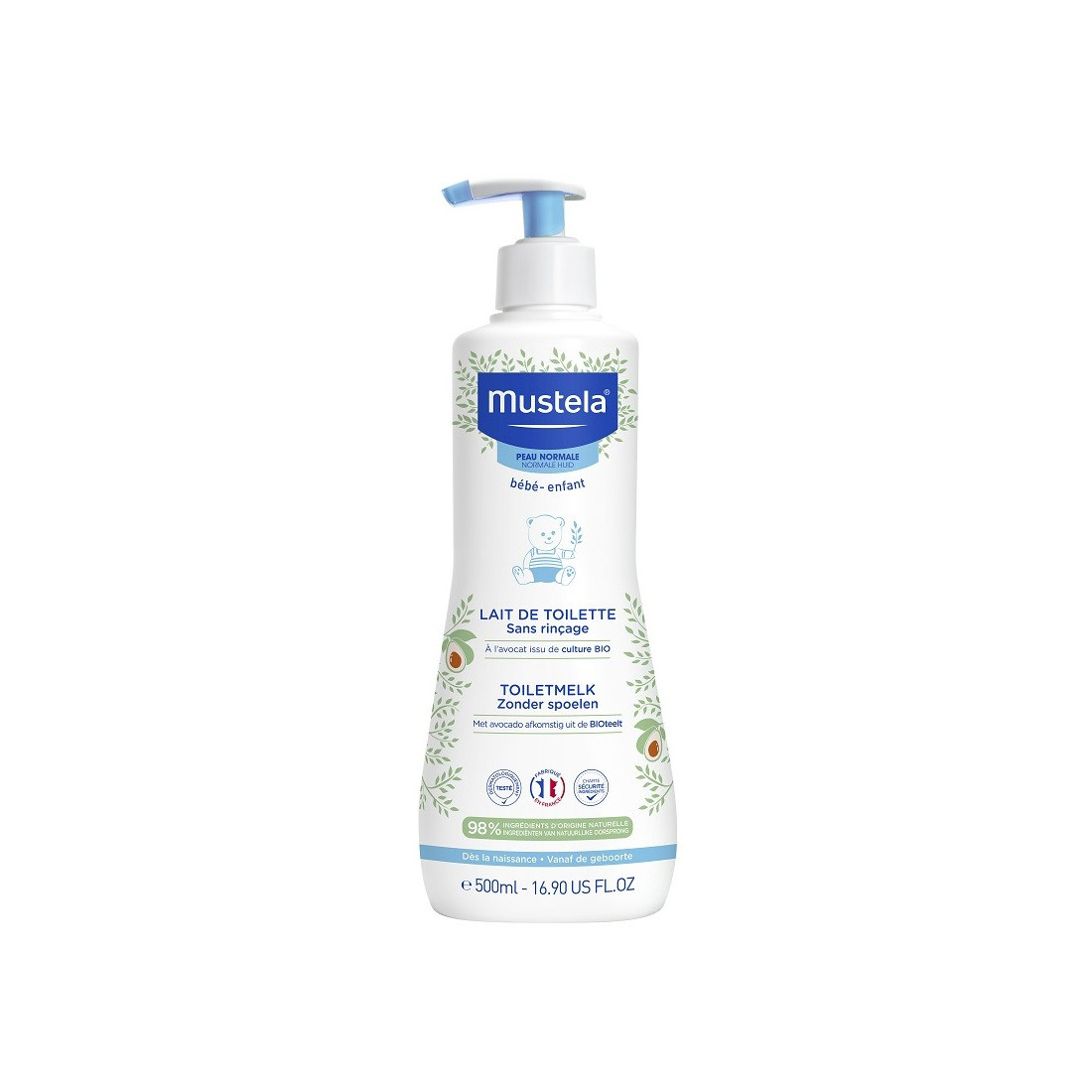 MUSTELA PN LATTE TOILETTE500ML