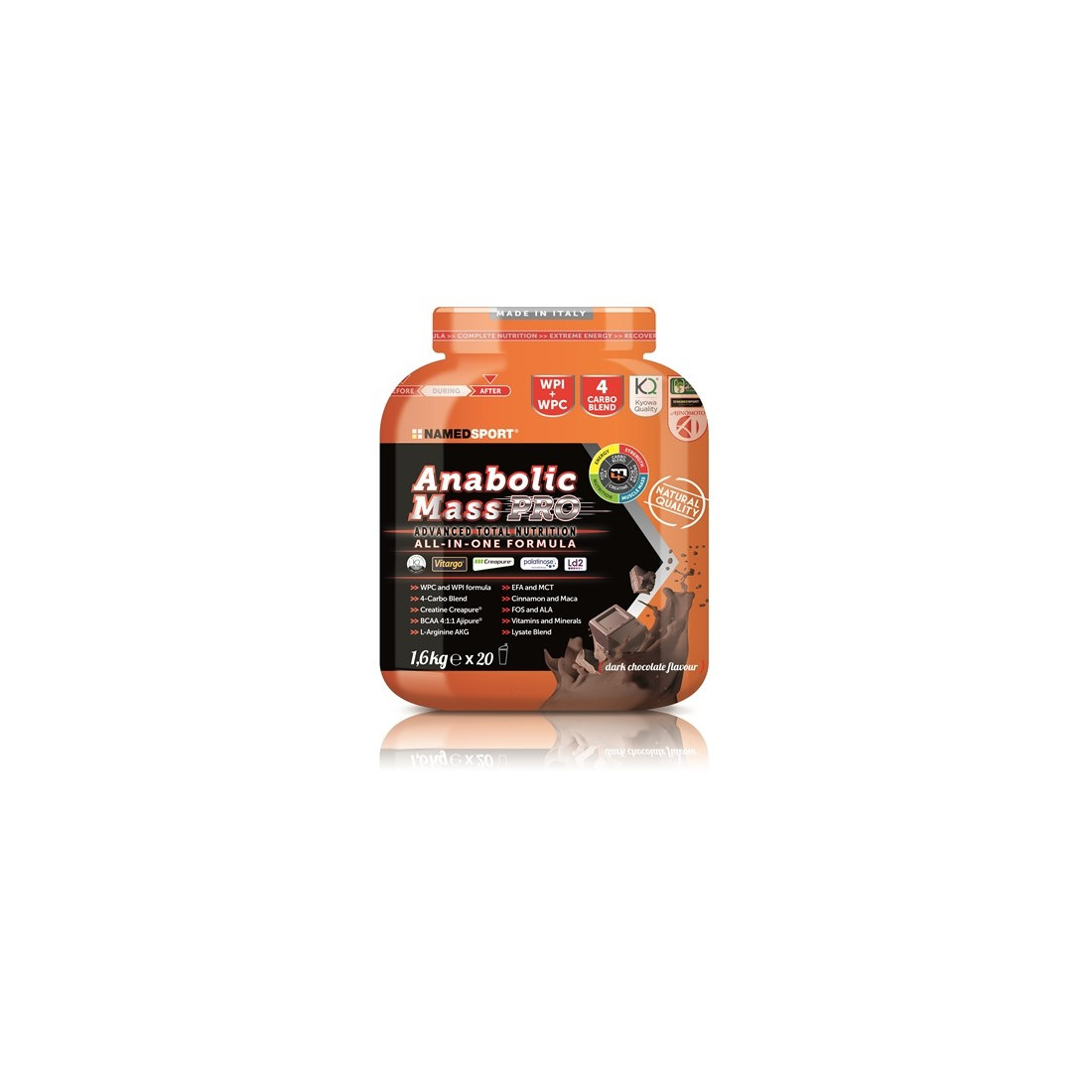 NAMED ANABOLIC MASS PRO  DARK CHOCOLATE1600G