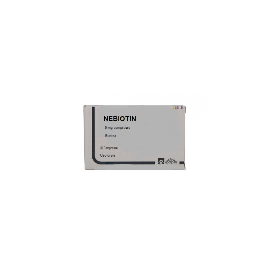 NEBIOTIN 30CPR 5MG