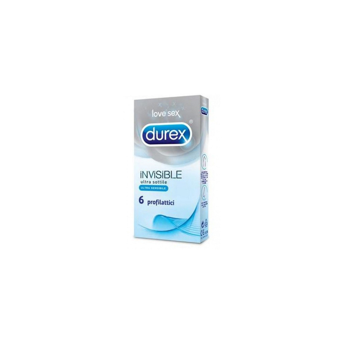 DUREX INVISIBLE 6 PEZZI