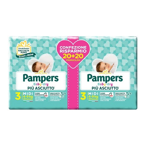 PAMPERS BD DUODWCT MIDI 40PZ